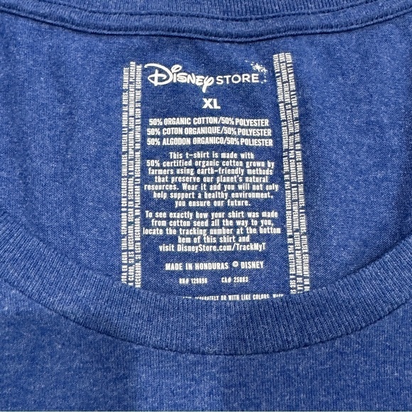 Vintage Disney Store 1990s Mickey Mouse Name Cartoons Pattern Graphic T-shirt - Picture 3 of 4